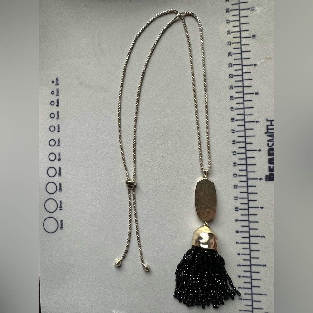 Kendra Scott long tassel pendant